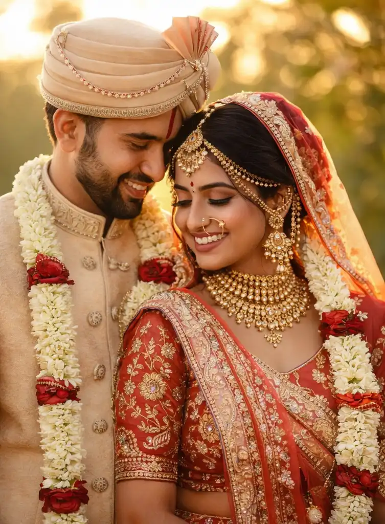 knots matrimony real wedding couple